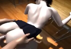 Hentai colegial em cena de sexo sem censura e emocionante